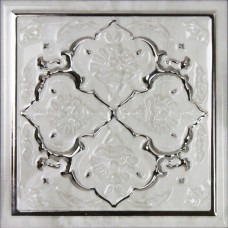 Monopol плитка с декором испанская Armonia Petra Silver C Dec 15X15