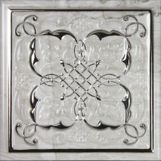 Monopol плитка с декором испанская Armonia Petra Silver B Dec 15X15