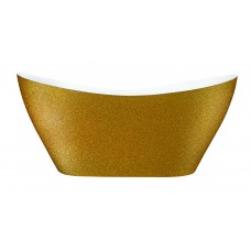 BESCO (Польша) ванна акриловая VIYA 160 ZLOTA GLAM золото