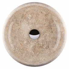 Panama Bagnodesign раковина круглая из натурального камня на столешницу в современном стиле 45 см