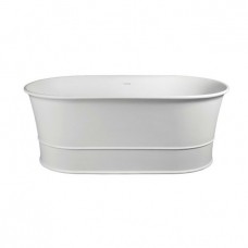 REVOLUTION Bagnodesign ванна овальная, свободностоящая, белый матовый литьевой камень, современный дизайн 1545 x 825 x 600 мм